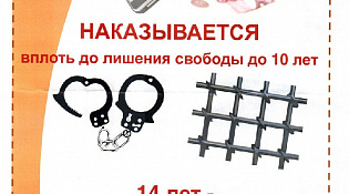 С целью профилактики  преступлений предусмотренных статьей 158 УК РФ - Кража